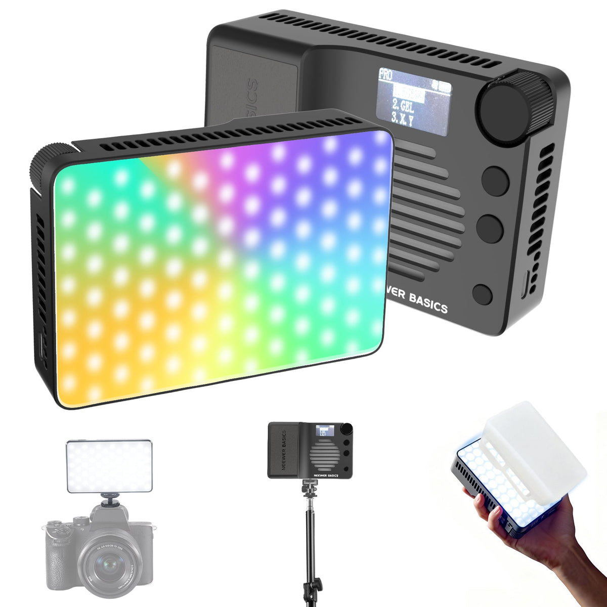 NEEWER BS40C Magnetic RGB Video Light
