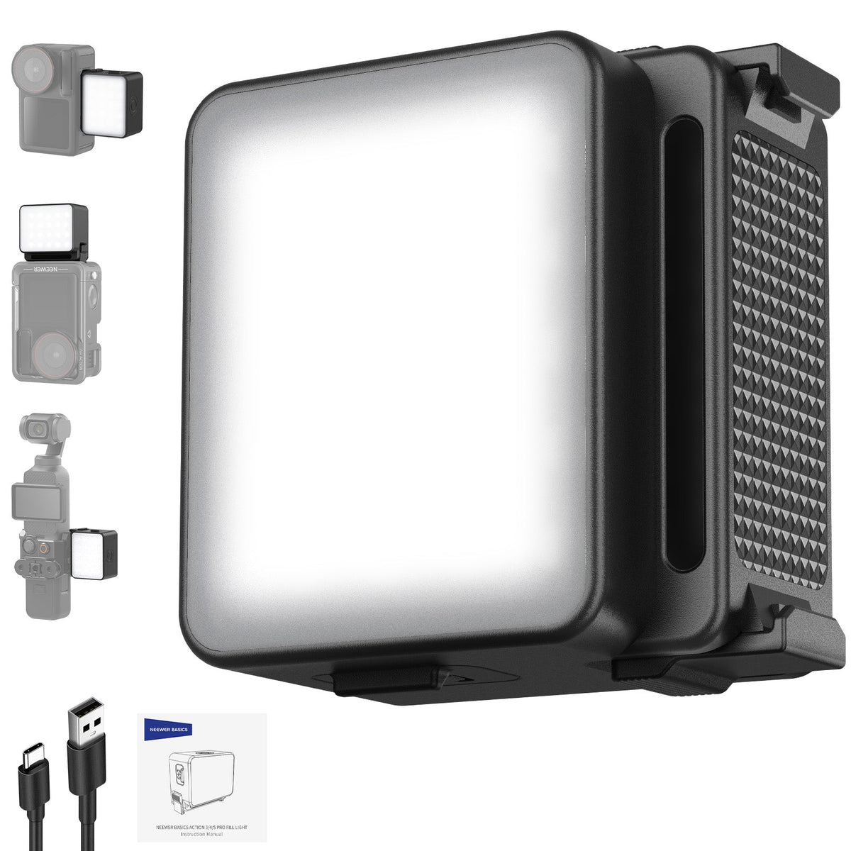 NEEWER M20 Magnetic Mini Light for OSMO Action 3/4/5 PRO