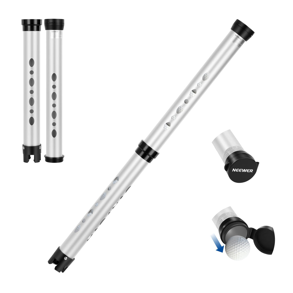 NEEWER GF02T High Capacity Portable Golf Ball Retriever