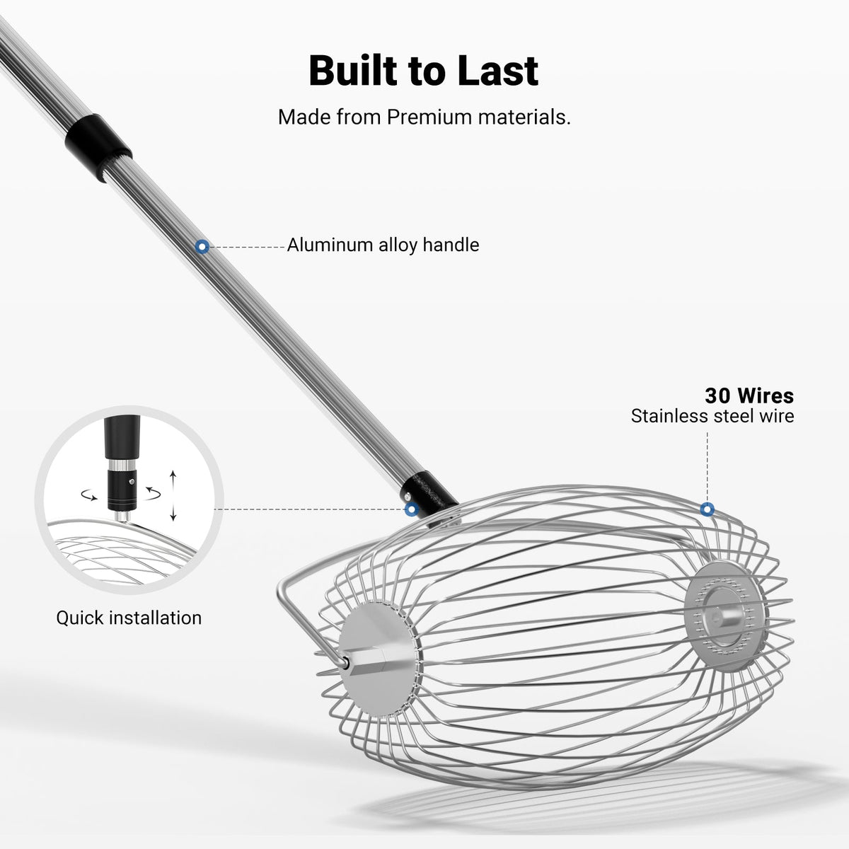 NEEWER TB04S Tennis Ball Pickleball Collector Roller is made from premium materials.