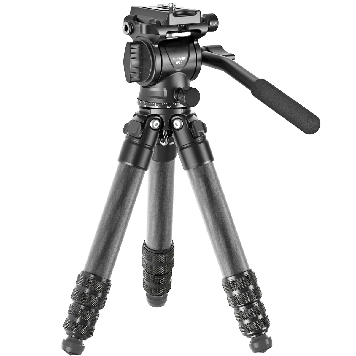 NEEWER TP10 Portable Carbon Fiber Mini Tabletop Tripod
