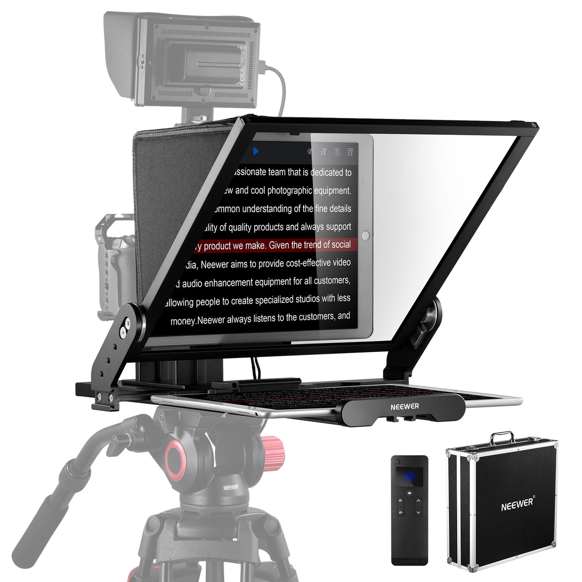 Klarheit und Komfort: Der X17 Teleprompter für professionelle Präsentationen