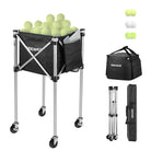 NEEWER TB02X Rolling Tennis Ball Cart with Storage Bag