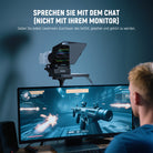 NEEWER X11 Teleprompter ermöglicht direkten Blickkontakt zum Livestream-Chat für Gamer und Streamer währen des Spielens.