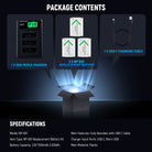 Package Contents of the NEEWER BASICS NP-BX1 Replacement Battery Kit