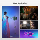 NEEWER BS40C Magnetic RGB Video Light is ideal for vlogging, portrait shooting, video recording, and commercial shooting.