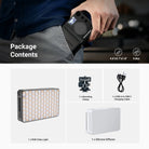 The NEEWER BS40C Magnetic RGB Video Light fits easily in your pocket.