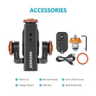 Neewer 3-Wheels Wirelesss Camera Video Auto Dolly，Motorized Track Rail Slider