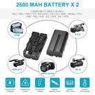 Neewer NP-F550 Battery Charger Set for Sony - neewer.com